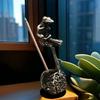 [Gran descuento] Quemador de incienso decorativo con forma de rana para el hogar, quemador de incienso de sándalo y agar para interiores, quemador de incienso decorativo para la ceremonia del té.