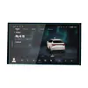 Adecuado para pantalla de navegación de 12.1 pulgadas 12.8 pulgadas 12.3 pulgadas, película templada para pantalla de máquina de videojuegos de control central, pegatinas para suministros de coche