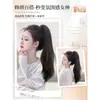 Coleta de Pelo Sintético Lacio y Largo para Mujer, Cola de Caballo Falsa Natural y Ligera con Pinza de Garra, Estilo Popular en Línea