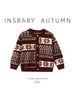 Ropa Infantil Niños Cárdigan Prendas de Abrigo Tejido Bebé Otoño Invierno Estilo Forrado de Polar Pequeña Prenda de Abrigo Niños y Niñas Cuello Redondo Moderno Estilo Delgado Versátil