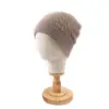 Suave y mullido gorro de cachemira 2026 Otoño/Invierno Nuevo Estilo Unisex Casual Protección para las Orejas Gorro Plegable Tejido de Punto Moda Gorro Tejido