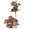 Rábanos Artificiales Verdes de 7 Ramas Transfronterizos para Separar Maceteros, Plantas en Maceta, Arreglos Florales, Muros de Plantas Verdes, Decoración de Paisajismo con Muros de Plantas Verdes