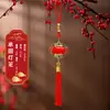2026 Ano do Cavalo Novo Pingente de Sorte Vermelho Decorações de Ano Novo Enfeites Pendurados Festivos Festival da Primavera Artigos de Ano Novo Itens de Decoração