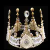 Adornos de Decoración para Pastel de Corona Adultos Niños Reina Encaje Boda Malla de Perlas Cyber Celebrante Tocado Cumpleaños Enchufe
