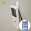T1061 Gancho de Armazenamento Suporte para Controle Remoto Pacote com 2 Adesivo Separado TV Ar Condicionado Controle Remoto