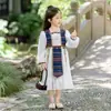 3 de Março Fantasias de Minorias Étnicas Zhuang, Yao, Tujia, Yi de Guangxi Traje para Performance de Dança Exótica