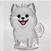 Caixa de Armazenamento Transparente para Pelo de Cachorro Fofo Pingente Cápsula de Bola de Pelo de Animal Decoração Caixa de Poeira Comemorativa Brinquedos de Coleção