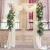Gasa de Boda Forest Lawn Decoración de Arco Exterior Cortina Colgante Decoración de Boda Cortina de Gasa