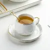 Conjunto de Xícaras Cerâmicas de Alta Qualidade para Uso Doméstico, Xícaras de Chá, Xícaras de Café, Jarra de Vidro Transparente para Suco e Água Fria para Sala de Estar