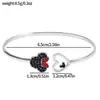 Pulseras de Dibujos Animados Europeos y Americanos Mickey y Minnie Transfronterizas, Joyería de Moda con Dijes Incrustados de Diamantes de Aleación de Zinc, Regalos al por Mayor