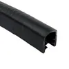 Tira de Vedação com Esqueleto em U Tira em U Anticolisão para Carro Tira Decorativa de Borracha de Silicone Antirrisco para Borda de Porta e Janela Isolamento Acústico