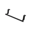 Estante para Toallas de Acero Inoxidable para Puerta de Gabinete de Cocina Venta al por Mayor Sin Rastro Baño Puerta de Baño Trasera Puerta de Cocina Barra para Toallas Almacenamiento Colgante
