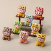 Figuritas de Resina de Dibujos Animados Lindas Caja de Regalo Adornos DIY Accesorios para Coche Venta al por Mayor Estilo Ins