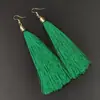 Pendientes de Borlas Estilo Japonés y Coreano Pendientes Largos Elegantes Estilo Étnico Accesorios para Cheongsam Rojo Vintage Accesorios para Orejas Estudiantes Mujeres