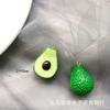 Versión coreana de accesorios de resina de frutas, pendientes colgantes de fresa y uva, llavero, materiales hechos a mano para bricolaje al por mayor