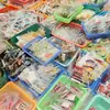 Noche de Puesto Mercado Nocturno Transmisión en Vivo Caja Sorpresa Par de Pulseras Pulseras Hombres y Mujeres Atracción Al Por Mayor Viaje Conmemorativo Cristal Hecho a Mano