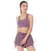 Nuevo Traje de Falda Corta Chaleco Deportivo de Tenis Fitness Yoga de Seda de Hielo de Nylon Transpirable de Secado Rápido Amigable con la Piel
