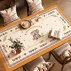 2026 Nuevo Mantel Individual Bordado de Cuero para Mesa de Comedor, Base Resistente al Calor, Mantel para Mesa de Café Resistente a Altas Temperaturas, Protector de Mesa de Lujo Ligero de Gama Alta
