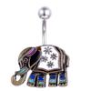 Serie Animal Transfronteriza Uña para el Ombligo al Mayoreo Europea y Americana Acero Inoxidable Moda Zirconio Anillo para el Ombligo Joyería para Perforación