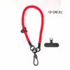 Lanyard de teléfono moderno y colorido, accesorio anti-pérdida, correa corta unisex con clip trasero, adecuado para senderismo y uso al aire libre como accesorio cruzado