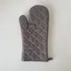 Guantes largos de algodón acolchados por ambos lados, resistentes al calor para microondas, personalizados con patrón de logo personalizado
