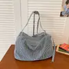 Bolsa de Lona Versátil de Moda Modelo Nuevo 2026 para Cruce de Fronteras, Bolsa Casual para Estudiantes, Compras, Gran Capacidad, de Hombro, Cruzada