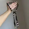 La Camisa Perfecta~ Diseño de Moda Collar de Cinta con Perlas Cadena para Suéter de Nicho Accesorios de Halter