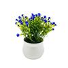 Plantas Envasadas Simuladas, Bonsai de Flor Falsa, Mini Ornamentos de Flor de Plástico, Gipsofila Nova, Plantas Envasadas em Formato de Tanque, Decoração para Casa
