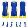 Nuevo Traje de Uniforme de Baloncesto Transpirable de Secado Rápido para Hombre con Número Estampado Uniforme de Juego de Verano para Jóvenes Camiseta de Entrenamiento Deportivo