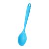 Cuchara pequeña de color caramelo para el hogar, resistente a altas temperaturas, silicona de grado chupón, cuchara pequeña multicolor, suministros de cocina, gadget