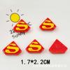 Nuevo escudo de Spider-man venganza Batman Capitán América Iron Man diy pegamento crema accesorios de resina al por mayor