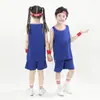 Conjunto de Uniforme de Basquete Infantil Estampado Colete Jersey para Meninos Roupas de Treino Esportivo de Performance para Meninas Jovens Primavera e Verão
