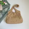 Bolso Tote de Punto Hueco de Gran Capacidad Estilo Nuevo, Bolso de Playa Casual de Moda y con Estilo, Bolso de Hombro Artístico Estilo Bosque