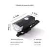 Kit de Luzes para Bicicleta 2255 Luz Dianteira Iluminação para Pedalar à Noite Carregamento USB Impermeável Luz para Ciclismo ao Ar Livre Equipamento para Bicicleta
