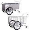 Acero inoxidable 304 estéril Coche Hospitalario Coche de transporte de suministros Coche de entrega Gabinete médico estéril Coche Carrito médico para medicamentos