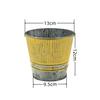 Maceta de hierro para decoración de escritorio, personalizada, bricolaje, creativa, planta verde, nórdica, retro, suculenta, maceta de hierro