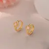 Aretes de Ópalo de Plata S925, Estilo Fresco, Aretes Versátiles, No Necesitan Quitarse al Dormir, Aretes Nuevos para Ropa de Trabajo E02717