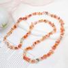 Cuentas sueltas de grava de forma irregular, accesorios de joyería DIY, cuentas de pulsera semiacabadas de grava de cristal de piedra de colores