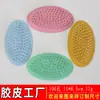 Peine de masaje con agarre de goma, disponible en varios tamaños y colores, peine para peinar el cabello, peine de masaje, peine con base de aire y almohadillas hechas a medida del fabricante