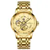 Reloj Mecánico para Hombre Fenzun, Reloj de Pulsera Deportivo Automático Esqueleto para Hombre, Artículo Popular de Transmisión en Vivo Transfronteriza, Dropshipping Disponible