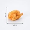 Simulação criativa Comida Jogar Asas de frango Pernas de frango Frango Arroz Flor Frango Frito DIY Decoração Acessórios Micro Paisagem Desktop Pequenos Enfeites