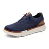 Zapatos de hombre estilo británico 2026, zapatillas deportivas transpirables de verano, zapatillas de malla tejida fly-knit, talla grande para hombre 48, zapatillas de correr modernas