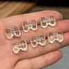 Cristal Blanco Piezoeléctrico Cuerpo Limpieza Estrella Luna Loto Perlas Sueltas Accesorios Pulsera Collar DIY Hecho a Mano Cuentas Espaciadoras