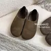 Zapatos retro para mujer de suela gruesa, sin cordones, de cobertura total, estilo Birkenstock, nuevos mocasines ugly-cute de otoño 2026