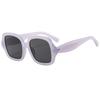 Gafas Ins de Alta Gama Fotografía Callejera Retro Cuadradas de Montura Grande Gafas de Sol Gafas de Celebridad de Internet Gafas de Sol Parasol Anti-UV