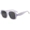 Gafas de Sol Retro Geométricas con Montura Grande Estampado de Leopardo para Mujer Europeas y Americanas de Alta Gama para Rostro Grande Adelgazantes Gafas Transfronterizas Gafas de Sol de Moda