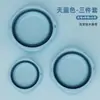 Cubeta plegable engrosada Cubeta telescópica plegable de plástico portátil para uso en dormitorio Lavado facial doméstico Lavar verduras Cubeta pequeña