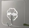 Gancho adhesivo transparente súper adhesivo para pared, gancho de carga para cocina, puerta trasera sin costuras, gancho adhesivo sin perforaciones