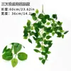 Colgante de Pared de Hiedra Verde Artificial de Amazon Transfronterizo, Enredadera de Hiedra Perenne Simulada Decoración del Hogar, Cesta Colgante de Planta Verde, Colgante de Pared de Flor Artificial