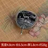 [Directo de fábrica] pequeño quemador de incienso Xiangyun quemador de aromaterapia creativo de aleación quemador de incienso de sonido de sacudida explosión horno Boshan adornos
